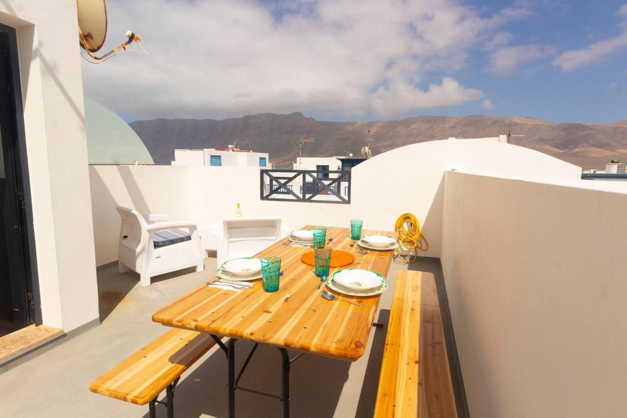 Villa Casa Bianca Caleta De Famara Exterior foto